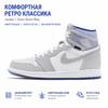 Zapatillas Unisex Air Jordan 1 High Zoom Racer Blue Blanco CK6637-104