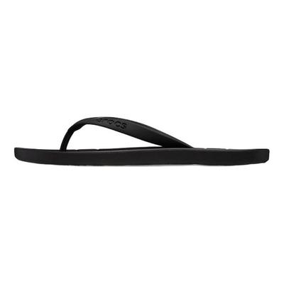 Round Toe Open Toe Non-Slip Flip Flops Unisex Footwear Black 210089-001