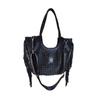 2024 New Shoulder Women's Bag Fashion Casual Rivet Versatile Soft Leather Single Shoulder Large Capacity Bag with Tassel