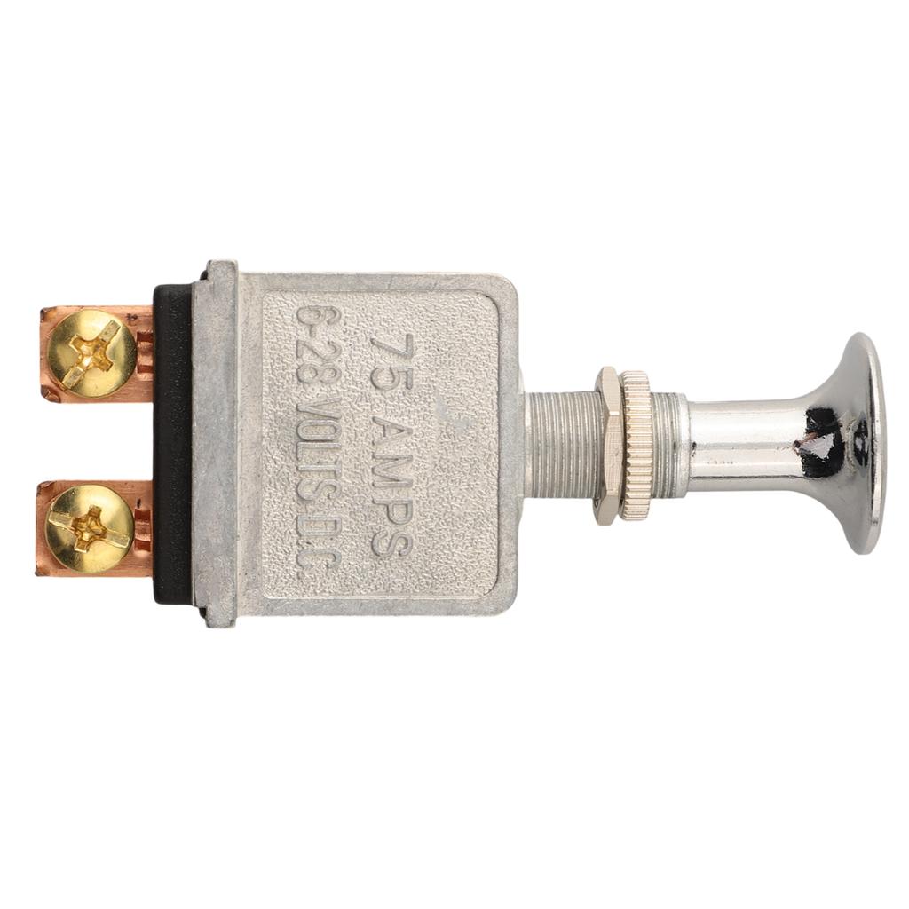 75A Push Pull Switch Heavy Duty Push Pull Switch For Electrical Control Mounting Rod Length 5 8 Inch Zinc Alloy Body