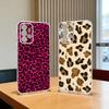 Leopard Print Phone Case For Samsung S25,S24,S21,S22,S23,S30,Ultra,S20,Plus,Fe Transparent Cover