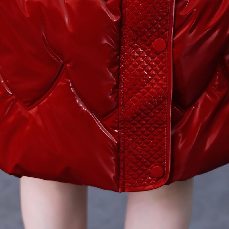 Elegant Woman Winter Coats Hooded Thick Warm Long Parkas Female Jacket Winter Clothes High Quality