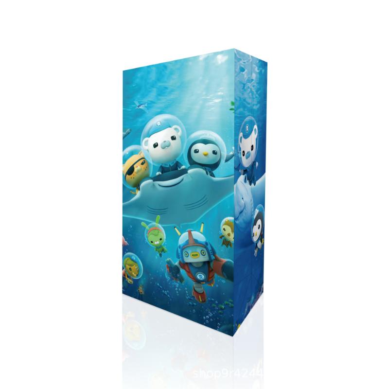 Cartoon 12pcs Octonauts Gift Bags Children Birthday Party Candy Bag Kraft Paper Packaging Boxes Treat Bag Supplies Gift