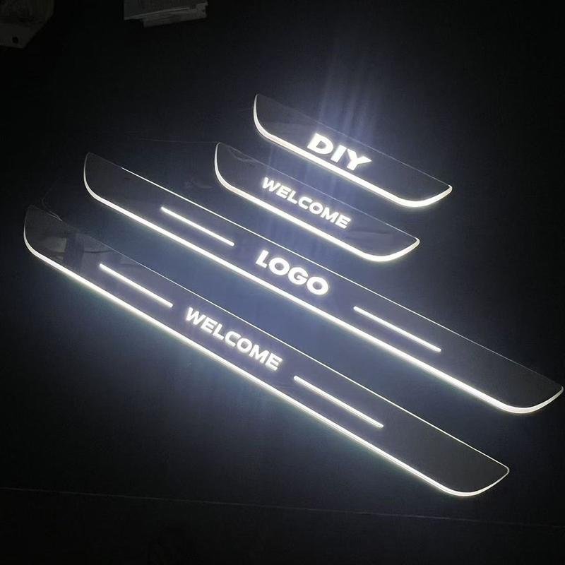 ize Dynamic stalic led pedal scuff plate threshould doorsill for cars All Cars Accessory