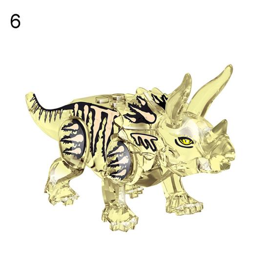 DIY 3D Dinosaur Model Crystal Puzzles Building Blocks Education Kids Toy Gift