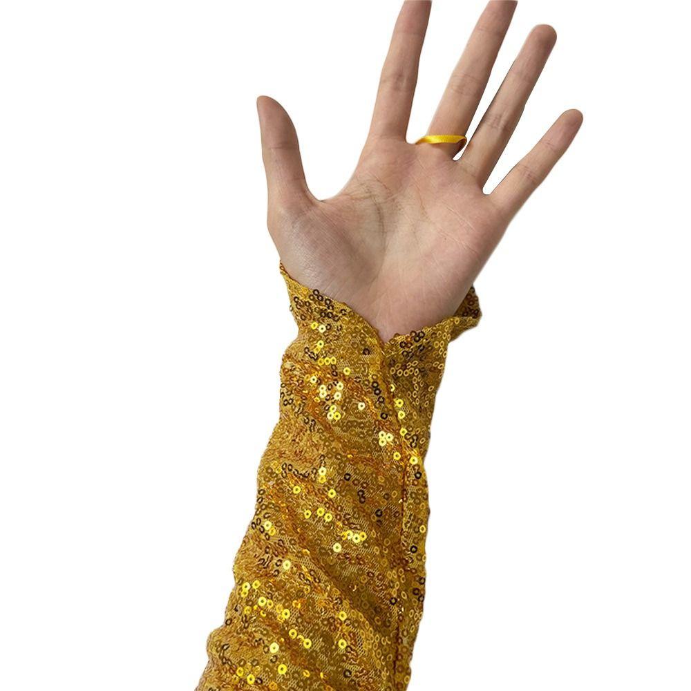 Fingerless Cosplay Mittens Shining Club Handwear Fashion Dancing Gloves  Nightclub Stage