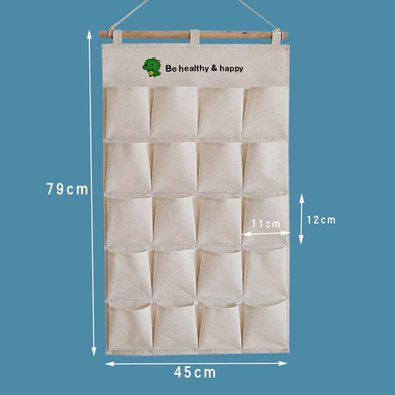 Wen'er Wandmontierte Mehrschichtige Hängeaufbewahrungstasche für Studentenwohnheime