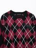 TAOP&ZA Women's Spring Commuting Fashion Diamond Knit Sweater