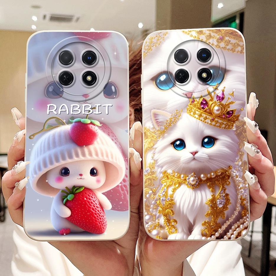 For Realme 12 5G Case Realme12 Plus RMX3867 New Candy Painted Cover Soft Silicone Case For Realme 12 Pro Plus Realme12 Pro+ Bags