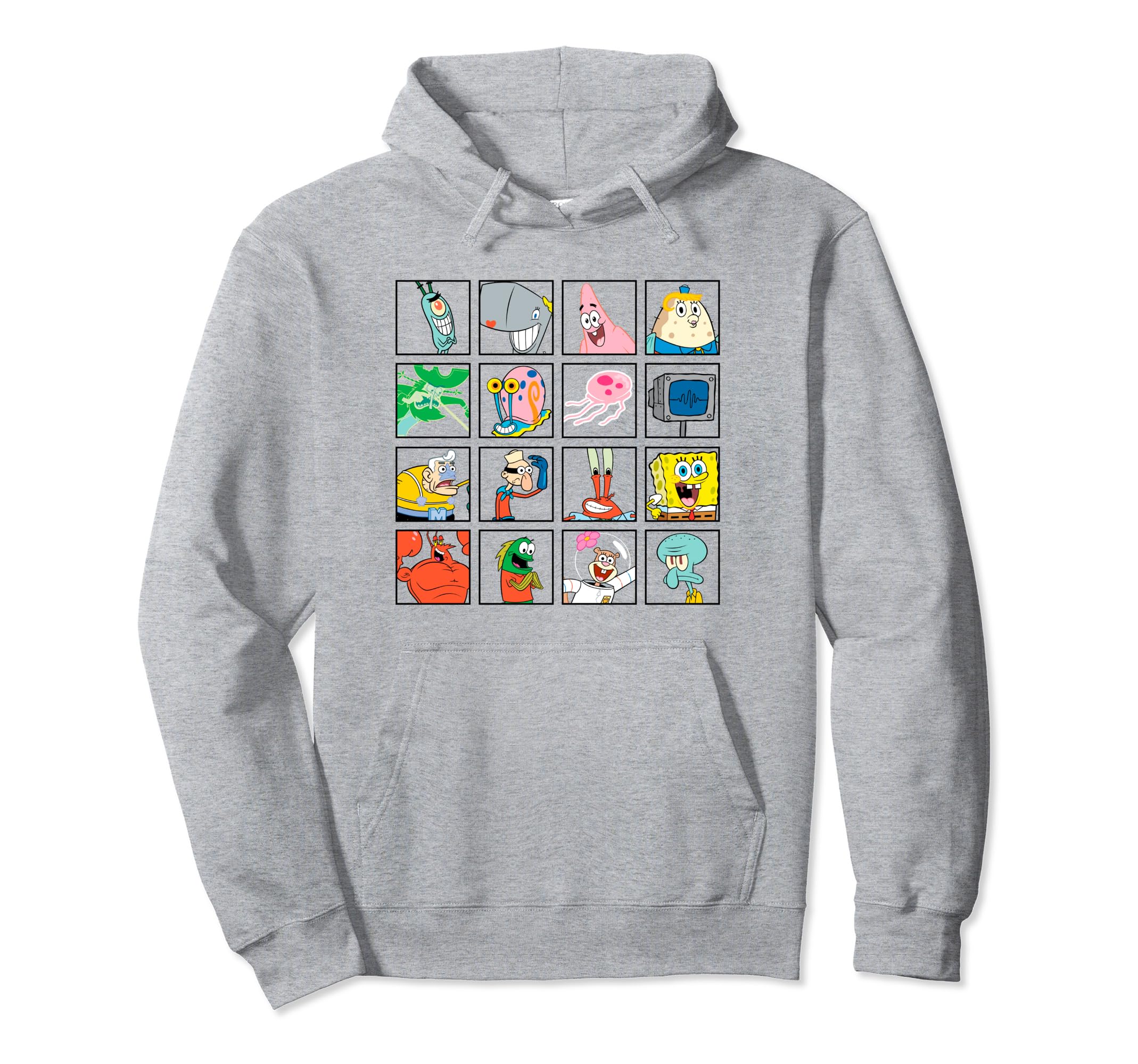 

SpongeBob SquarePants Character Face Panels Mashup Hoodie