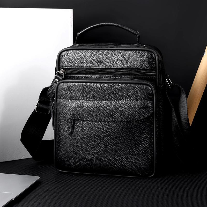 Fashionable Men's Bag, Business Commuting, High-end Single-shoulder Bag, Casual and Trendy Crossbody Bag