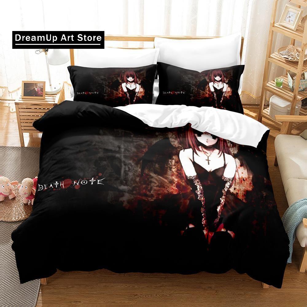 New 3d Print Anime Death Note Misa Amane Bedding Set Single Twin Full Queen King Size Bed Set Adult Kid Bedroom Duvet cover Sets