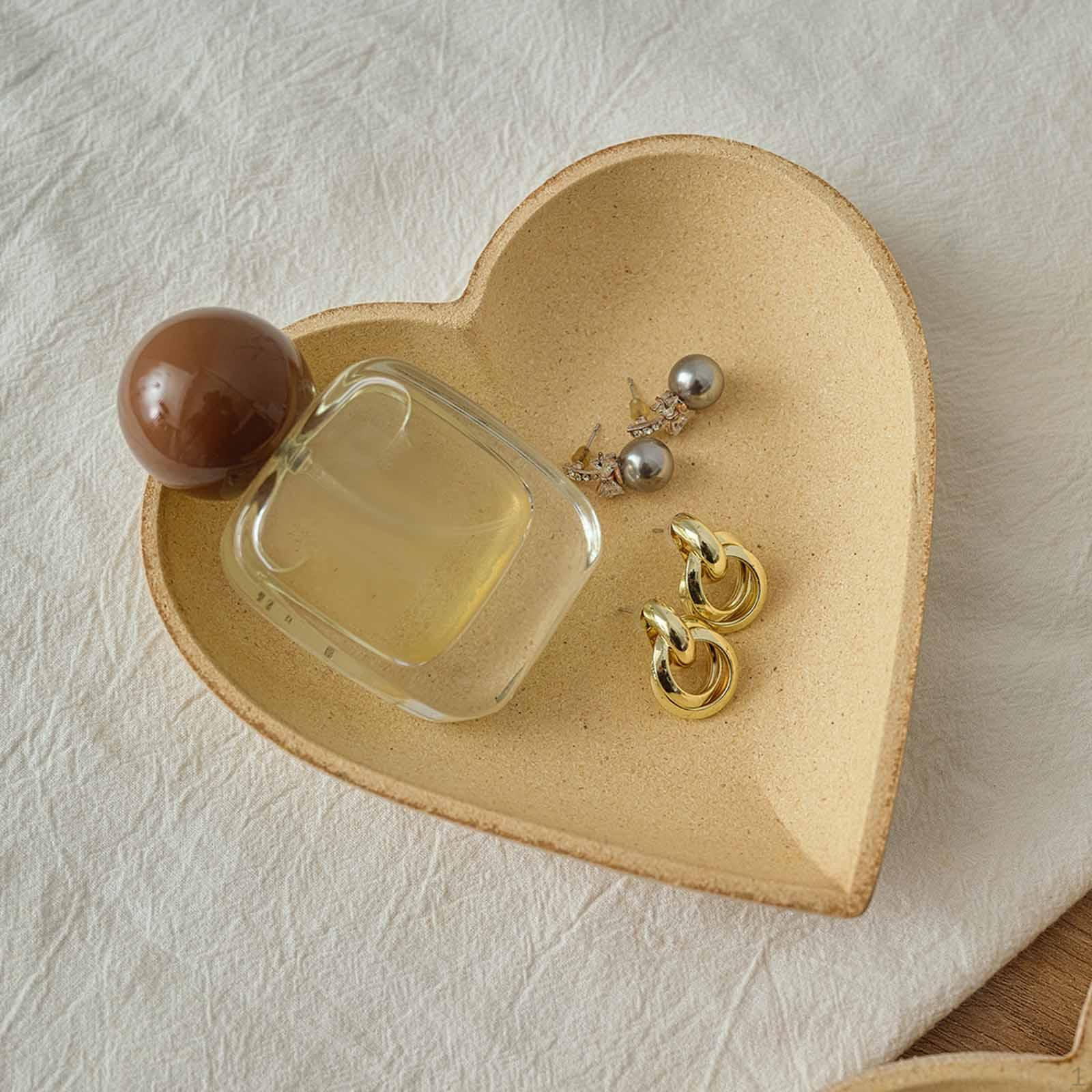 

Decorative Bowl, Perfume And Jewelry Holder, Kitchen Counter, Untreated Wooden Tray for 16.5cmx16cmx2.8cm