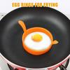 Silicone Egg Rings Circular Egg Frying Mold Non-Stick Reusable Pancake Shaper Silicone Kitchen Gadgets For Commercial Use