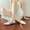 One word with thick heel Mary Jane shoes women's head temperament light mouth low heel soft sole single shoes women