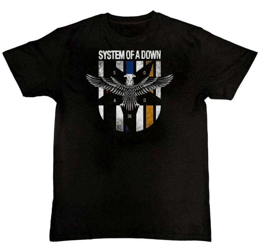 System Of A Down Eagle Colours Graphic Unisex Mens T-Shirt S M L XL 2 3 4 XL