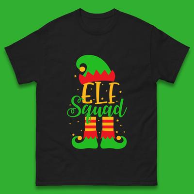 Christmas Mens T Shirt Womens Tops Tees Christmas Elf Squad Top