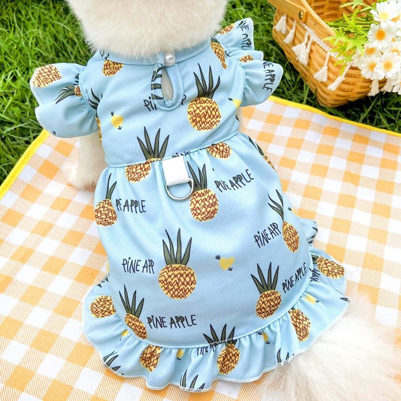 Pet Cats Can Be Taken Out. Love Summer Dresses Dog and Cat Supplies Corgi Dog Clothes and Accessories