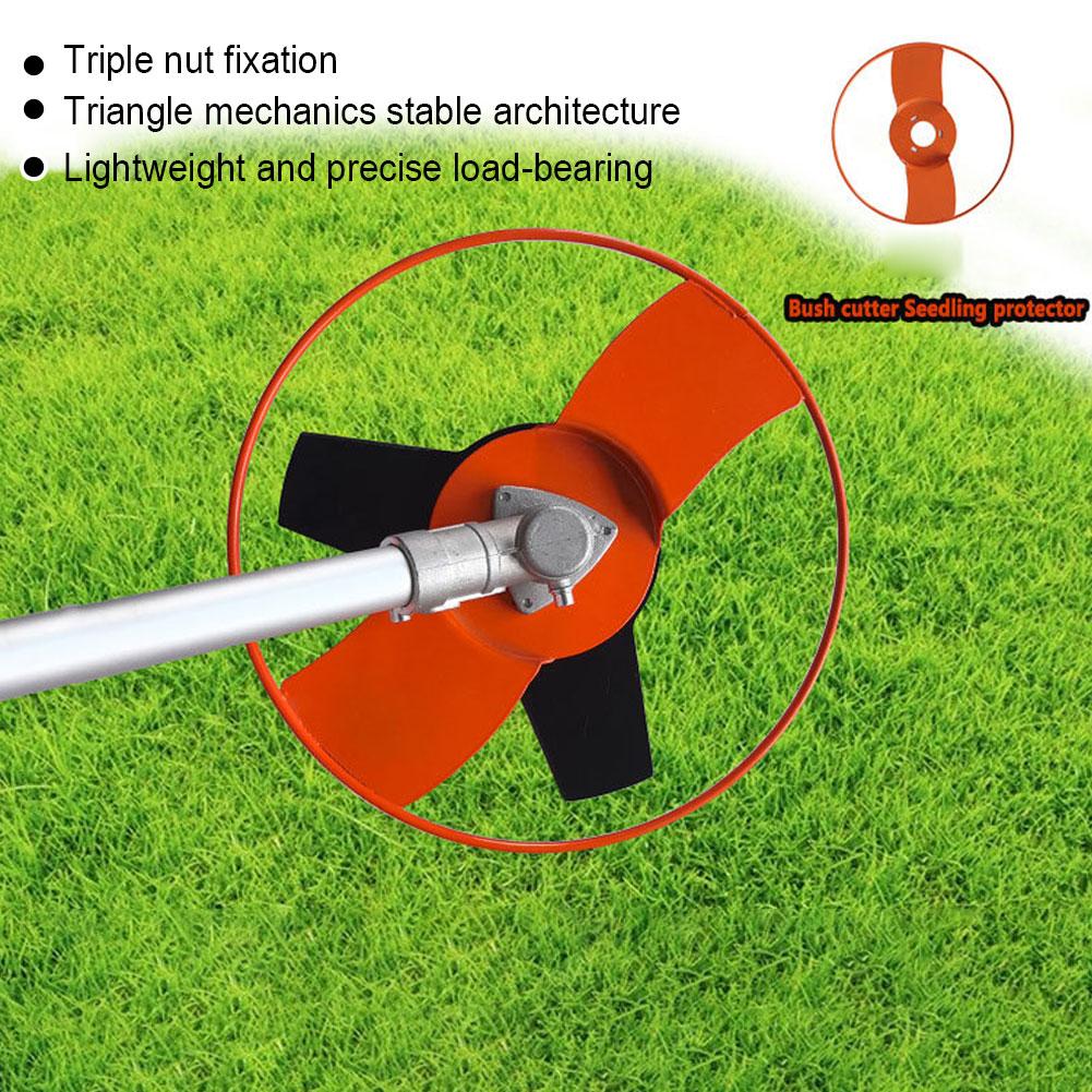 Lawn Mower Seedling Protector Thickened Steel Wire Brush Cutter Trimmer Head Weed Machine Protect Disc Lawn Mower Machine Tool