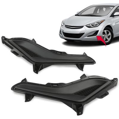 Set Of 2 Front Left And Right Fog Light Cover For 2014-2016 Hyundai Elantra