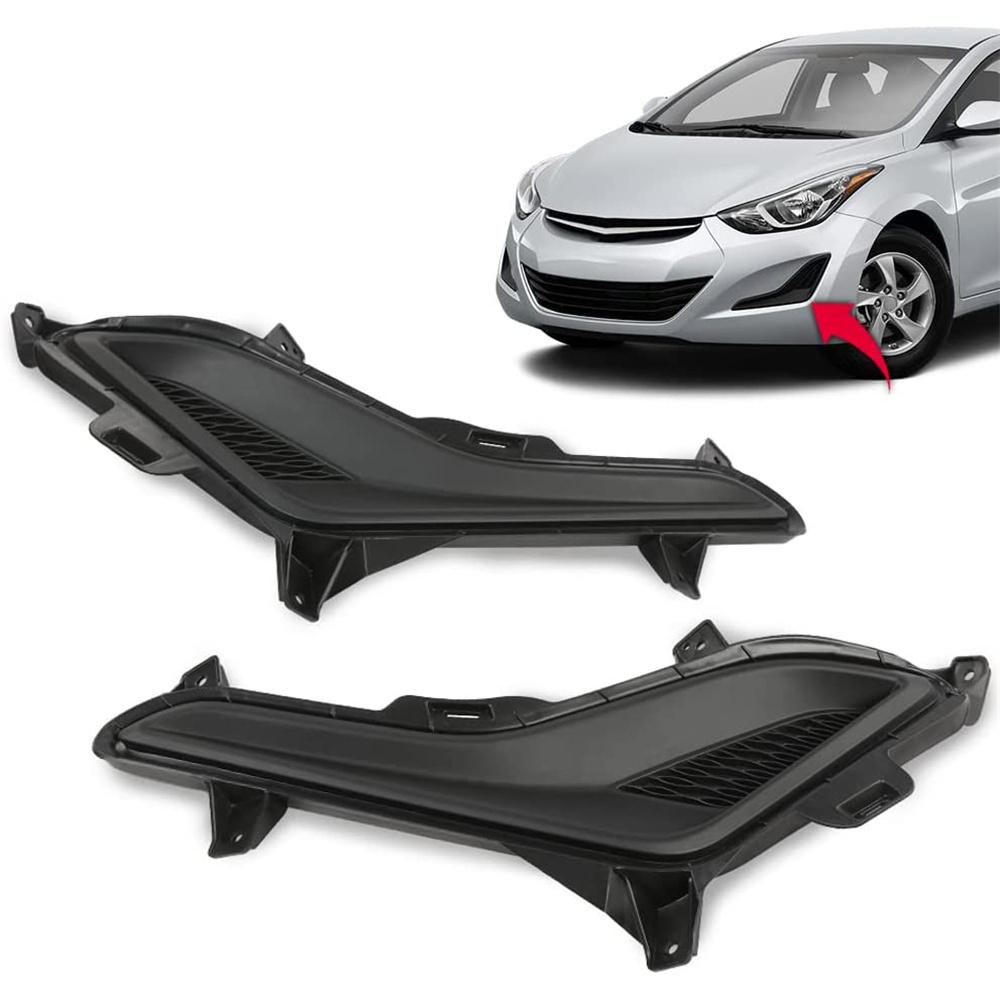 

Комплект из 2 крышек противотуманных фар левой и правой для Hyundai Elantra 2014-2016