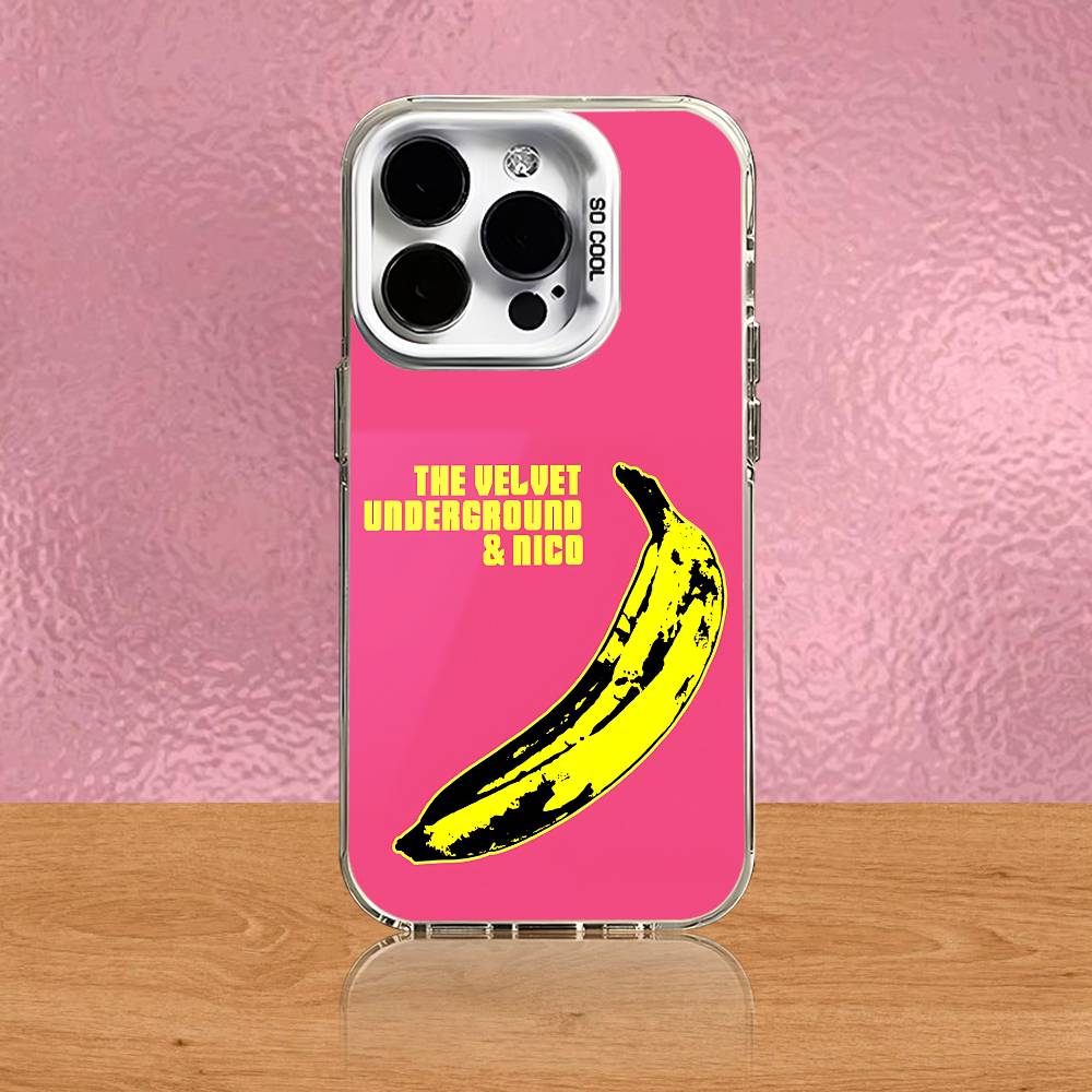 

The Velvet Underground & Nico For iPhone 17,16,15,14,13,12,X,8,Pro,Max,Plus,SE4,Air,Mini Anti-Slip Design White IMD Matte Case iPhone15