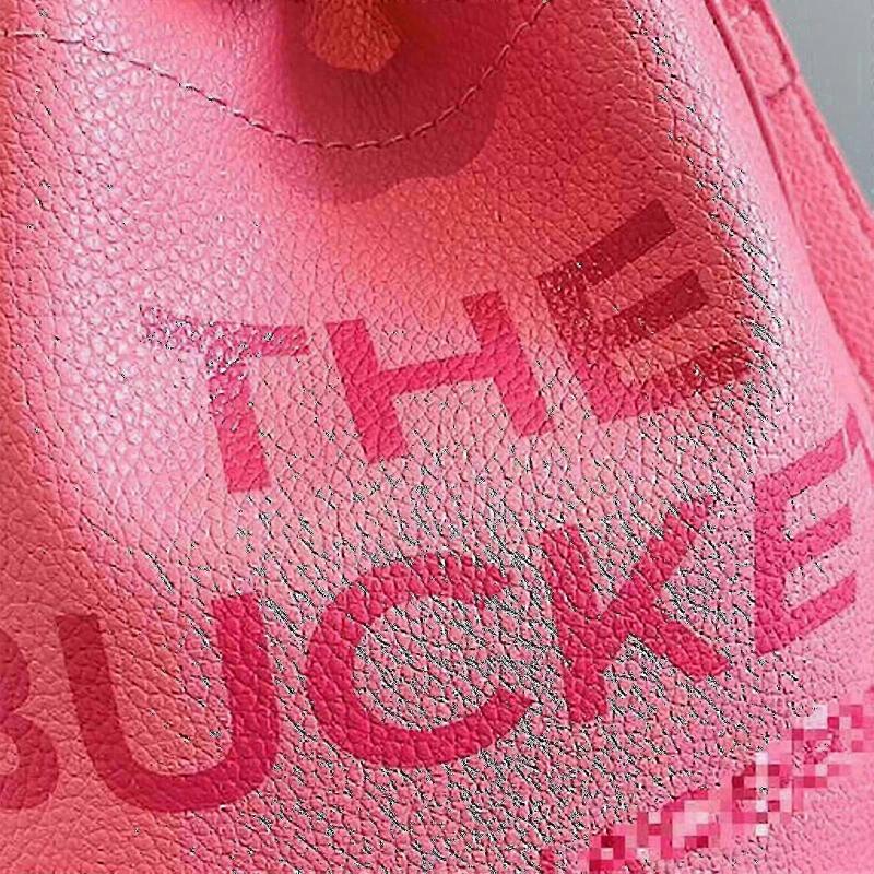 2025 Marc Jacobs-leather Bucket Bags Messenger Bag For Women Crossbody Purses With Drawstring Bucket Bags And Purses Multi-Color Optional