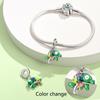New 925 Silver Original Luminous Chameleon Firefly Beaded Jewelry Bead Bracelet