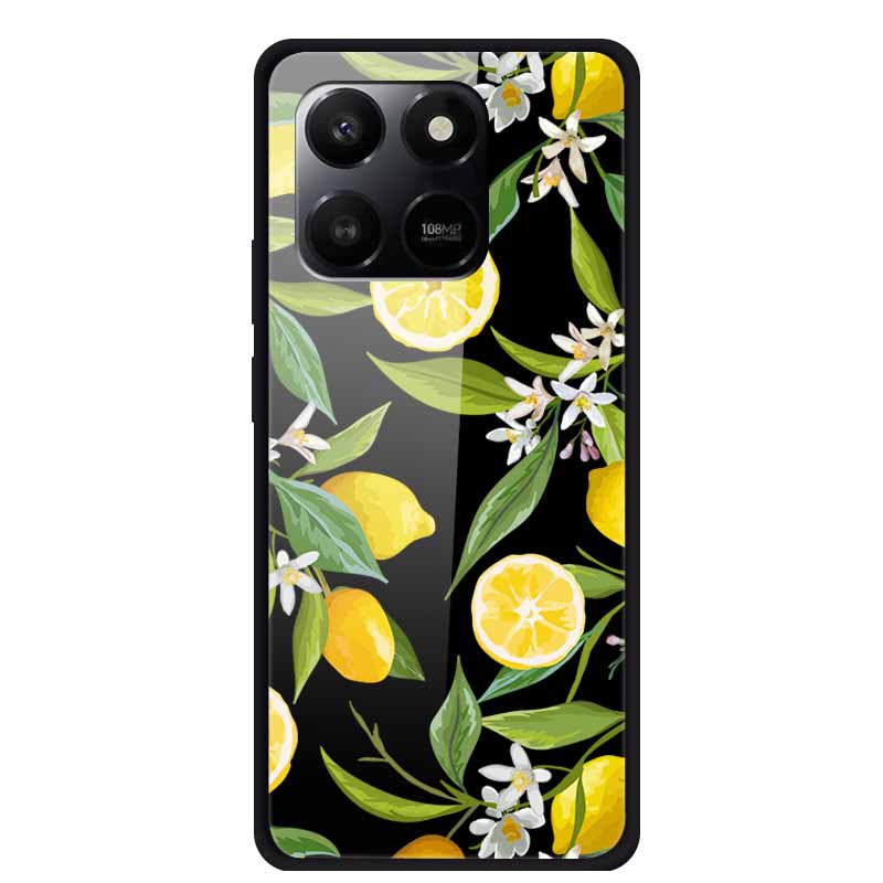 Phone Case For Honor 400 Smart Play 10T Case Luxury Cartoon Tempered Glass Hard Back Cover For Honor X7d Case Coque Funda Shell