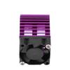 Model Accessory Heat Sink With Cooling Fan for 1 10 Scale Electric RC Car 540   550 Motor