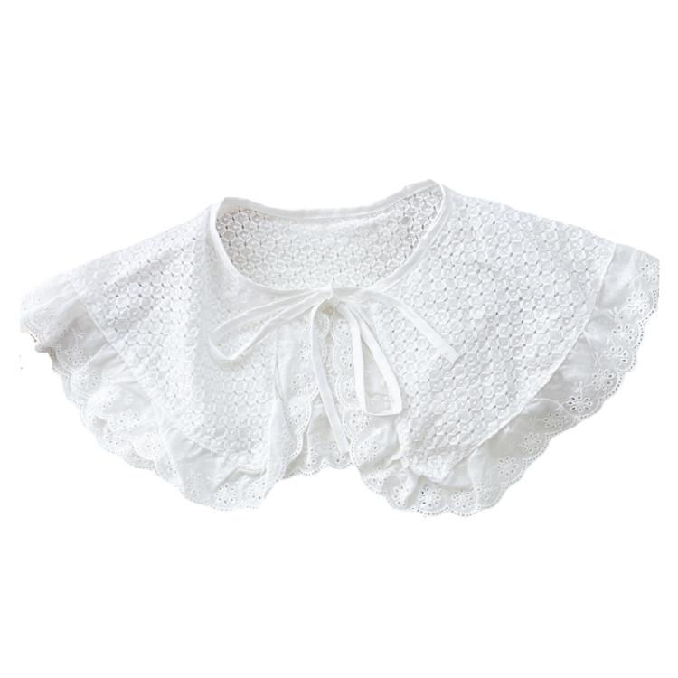 Chic Detachable Neckline Accessory Delicate Lace Spread Lapel Collar 8 Style Choices