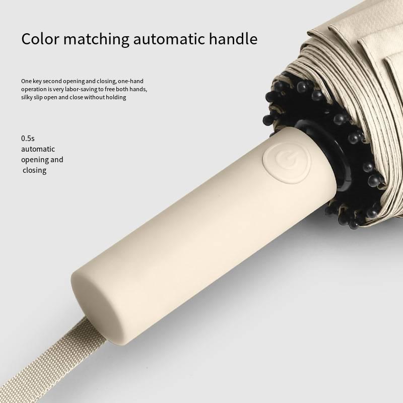 Windproof Travel Umbrella Compact Automatic Wind Resistant Small Folding Backpack Umbrellas for Rain StrongPortable perfect