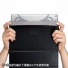 SANWA SUPPLY Universelle Tablet-Hülle (10 Zoll, Schlank) PDA-TABUH10BK