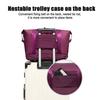Travel Luggage Bag Trolley Bag with Wheels Waterproof Expandable Overnight Bag Portable Collapsible Weekender Bag for Travel Shopping Gym