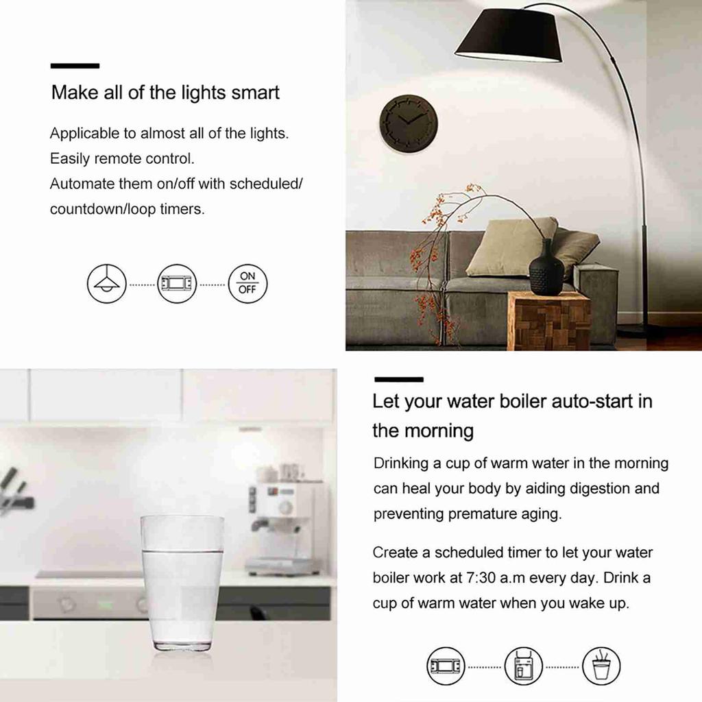 Smart WiFi , Wireless Remote Control Module with Timer and Voice Control, Compatible with for Smart Home
