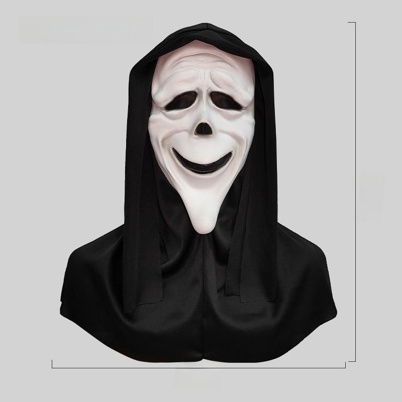 Mask Scream White Skull Ghost Face Masquerade Halloween Party Mock Gift Prop