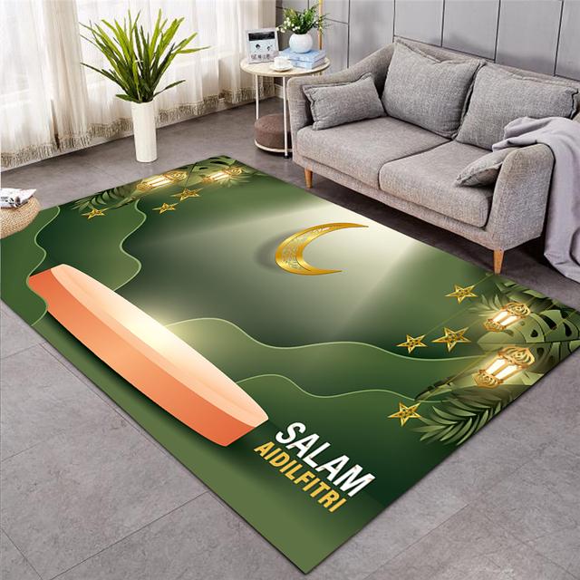 Moslimský modlitebný koberček Domov Dekoratívne doplnky do obývačky Obrad Mat Eid Ramadán Party Dekorácie Chodba Balkónové potreby