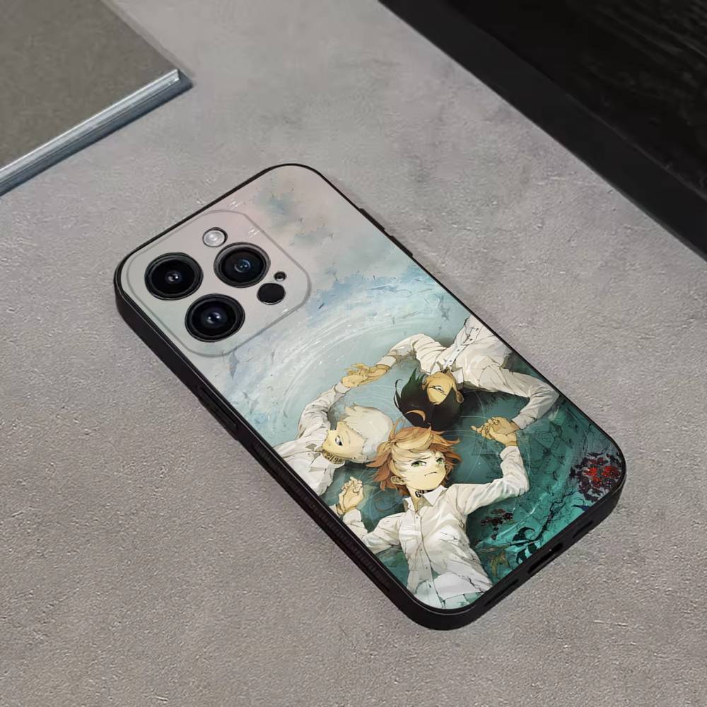 The P-Promised N-Neverland Phone Case For iPhone 17,16,15,14,13,12,11 Plus,Pro Max,XS,X,XR,SE,Mini,8,7,Soft Silicone Black Cover