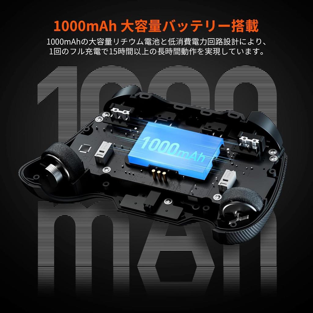 BIGBIG WON BLITZ Switch Controller with Macro Back Gyro HD NFC and Switch Includes Japanese Instruction Function, Buttons, 6-Axis Sensor, 3-Stage