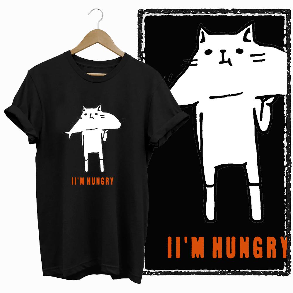 COOLMIND CAT Print  BLACK Short Seleve 100% Cotton Exclusive Graphic Women T Shirt Big Size O-neck Cotton Cat Lover Women Tshirt