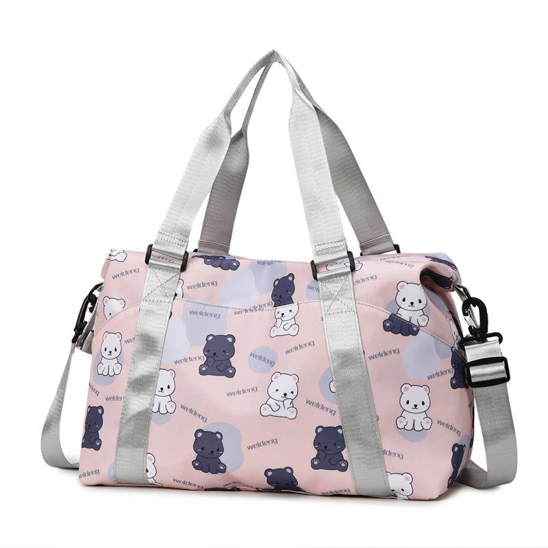 Cartoon Storage & Yoga Bag: Large Capacity, Wet & Dry Separation, Multi-functional for Men & Women