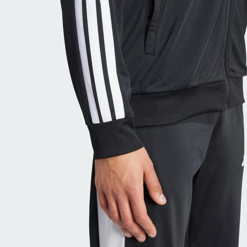 Adidas Zipper Logo Striped Loose Long Sleeve Jacket Men jackets JL8596
