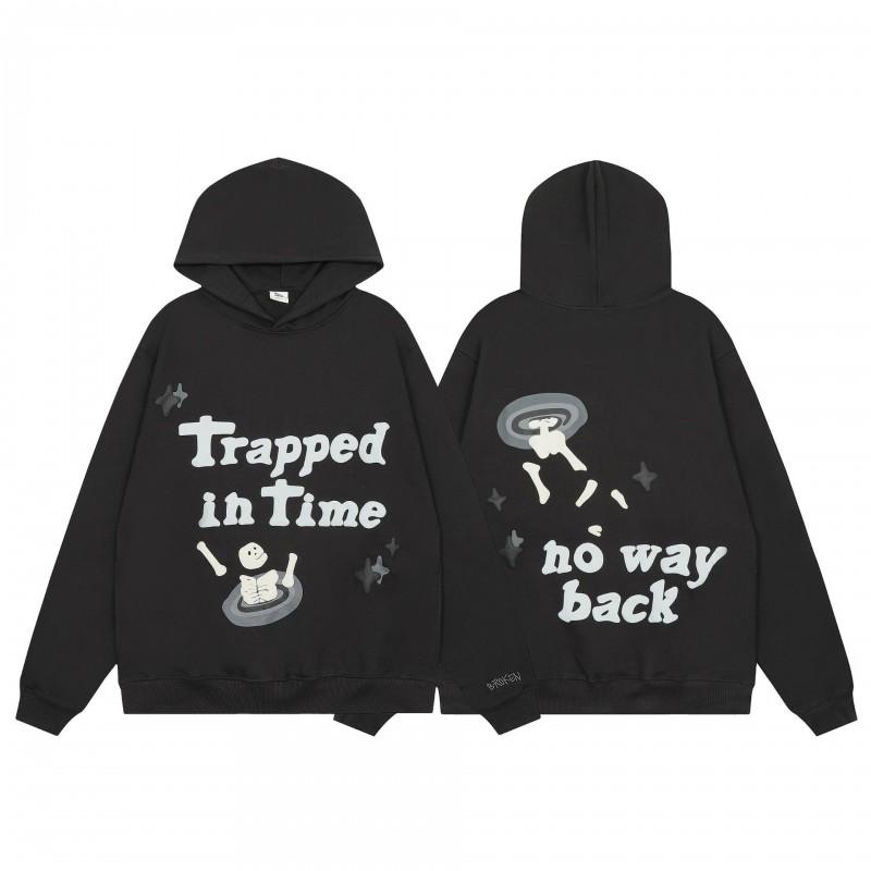 Mens Oversized Hooded Sweatshirt With Fleece Lining Streetwear Cotton Pullover Winter Casual Wear