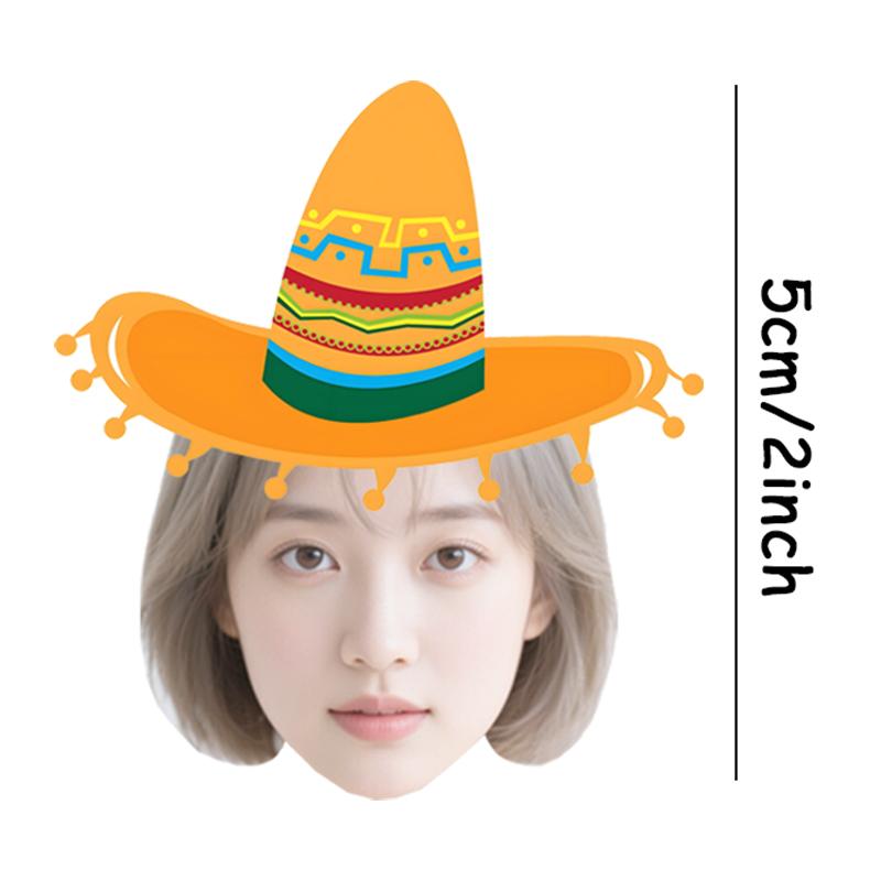 20 ks Havajský klobouk Personalizovaná nálepka s etiketou obličeje Vlastní Letní Pláž Vlastní Narozeninové Svatba Samolepky Party Potřeby