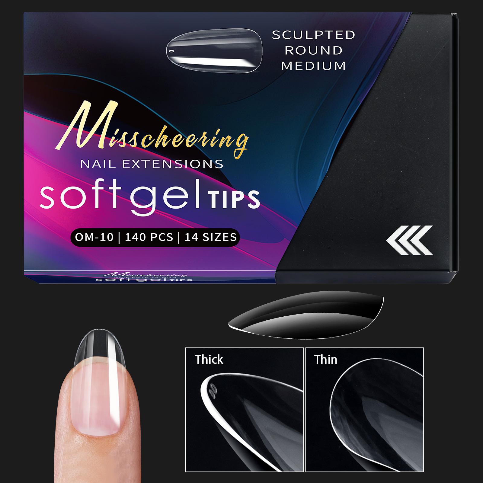 

120/140 шт. Миндальные Стилеты Накладные Типсы для Ногтей Прозрачные Мягкие Накладные Ногти для Наращивания Дома DIY Салон Маникюра Накладные Ногти