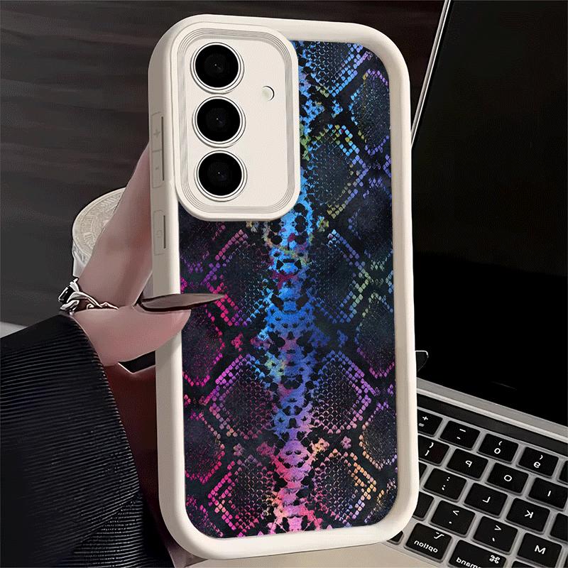 Fashion Snake Skin Pattern Soft Phone Case for Samsung Galaxy A17 A16 A26 A36 A56 A15 A25 A35 A55 A14 A24 A34 A54 A13 A23 A33 A5