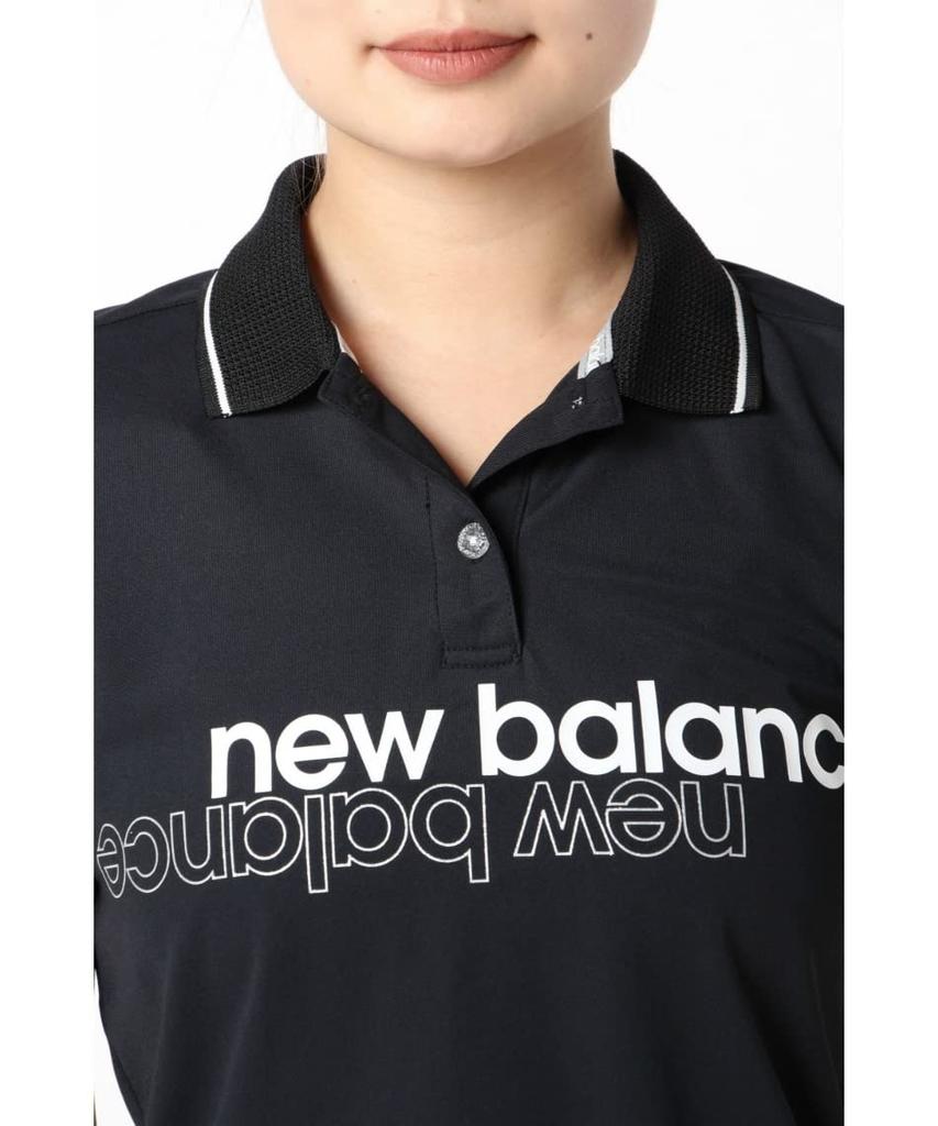 Golf Short Sleeve Polo Shirt Quick UV 0 [New Balance] (Water Absorbent, Drying, Protection, Stretch) / Women's / 012-2160502 100_Red [S]