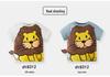 Betop Summer Boys' Cartoon Lion Short-Sleeved Cotton T-Shirt - New Style Baby Clothes
