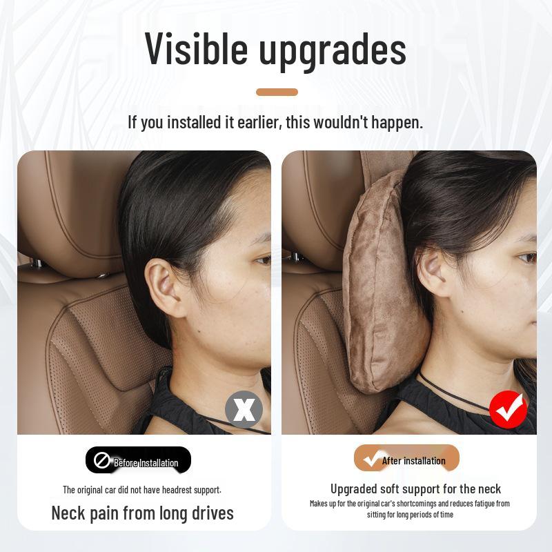 Suede Car Headrests & Lumbar Supports for Leapmotor C11 Models – Interior Accessories & Decorative Items.