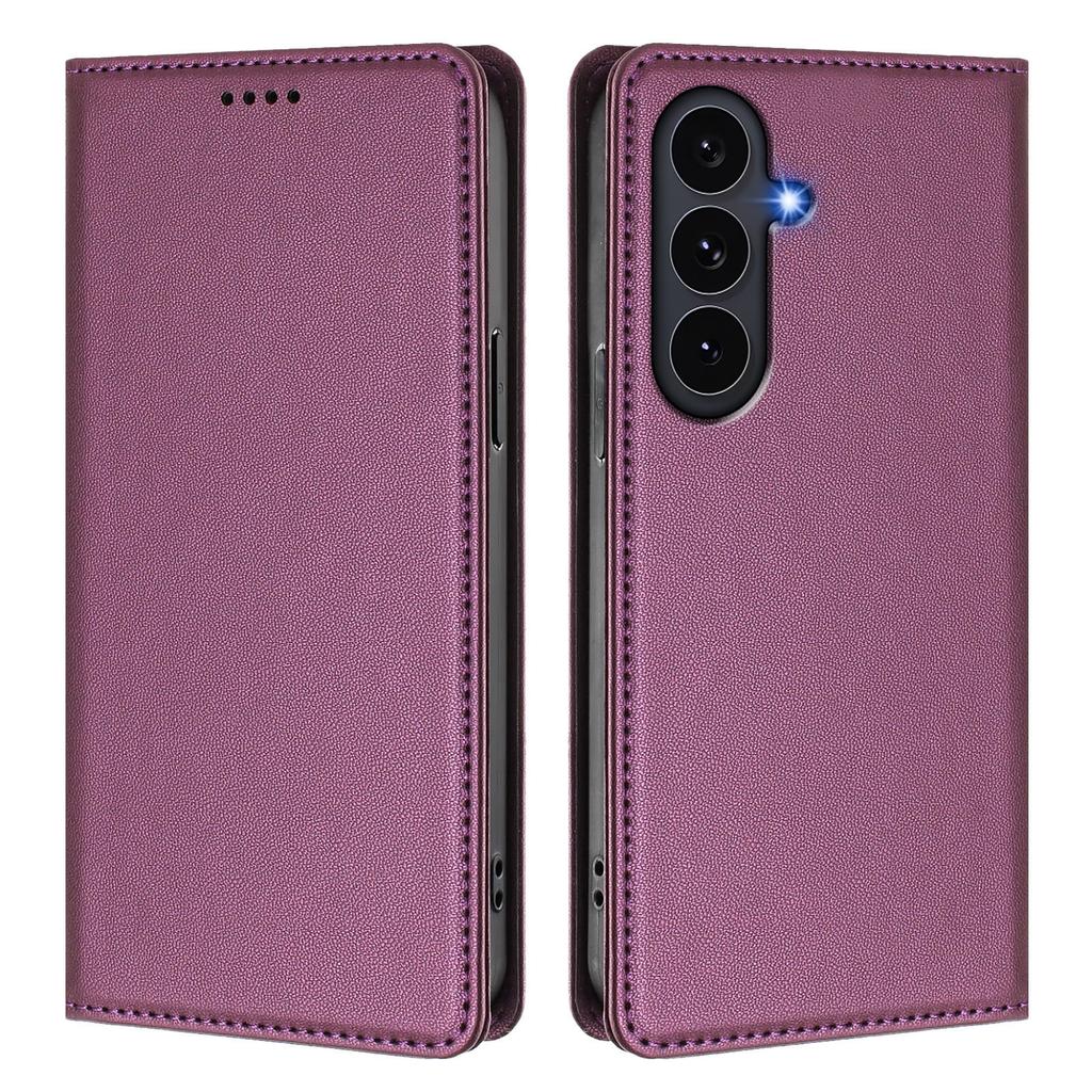 For Samsung Galaxy S25 FE Leather Wallet Case Magnetic Closure RFID Blocking Phone Cover